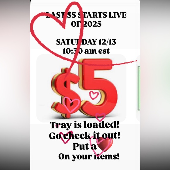 LIVE SATURDAY 12/13 at 10:30am est | 7:30am pct | Throw on a ♥️ To BE NOTIFIED - Picture 3 of 6